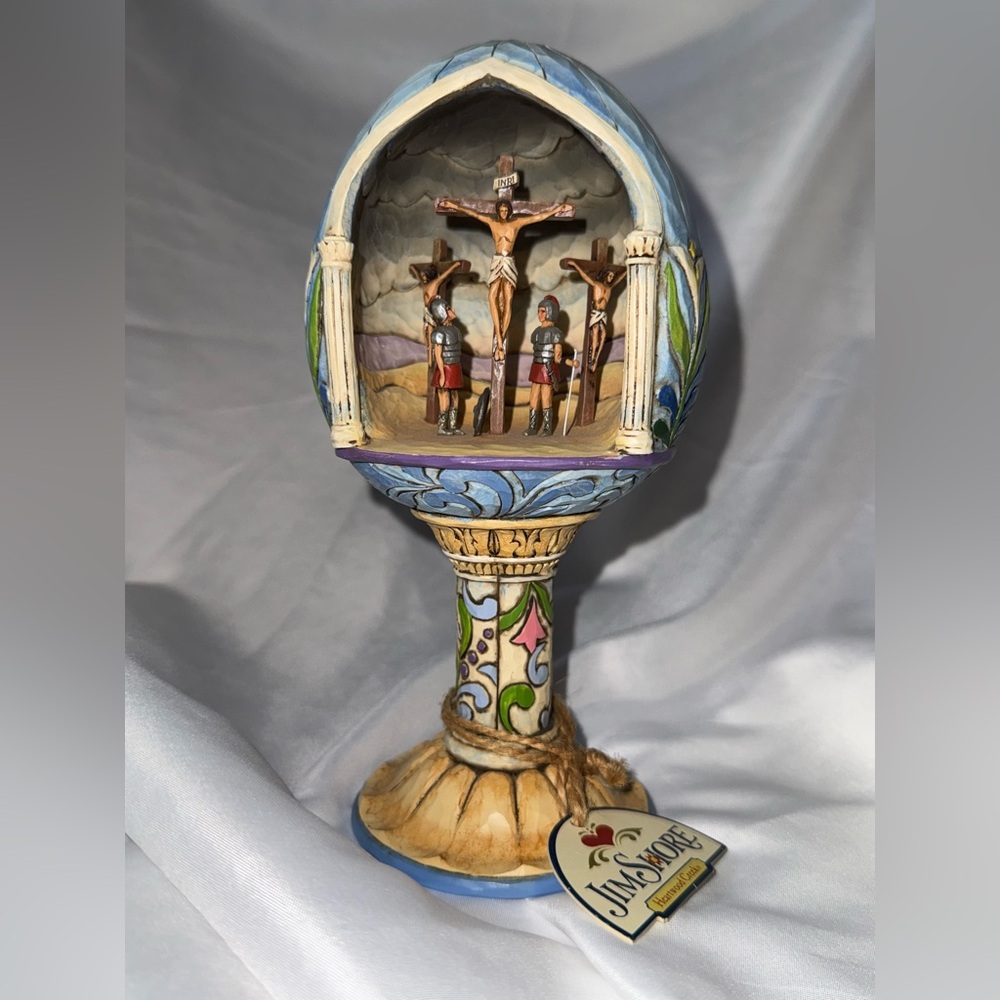 Jim Shore “Into Your Hands I Commit My Spirit” 🥚